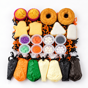 Kit con Cupcakes, Galletas y Donas para decorar